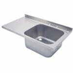 Sink Top - 1000 x 600 - Single bowl, single LH drainer